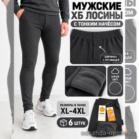 k2-0263 Karina Кальсоны мужские с тонким начесом, XL-4XL, 1 пачка (6 шт) k2-0263 Karina Кальсоны мужские с тонким начесом, XL-4XL, 1 пачка (6 шт)