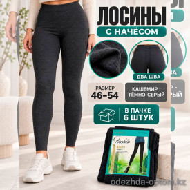 k2-7013-1 Karina Лосины женские с начесом, 46-54, 4800 ден, 1 пачка (6 шт)