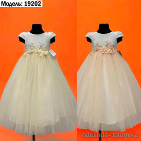 d1-19202 Платье детское пышное, 4-8 лет, 1 пачка (4 шт)