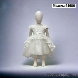 d1-91686 Платье детское ажурное, 1-3 года, 1 пачка (3 шт)