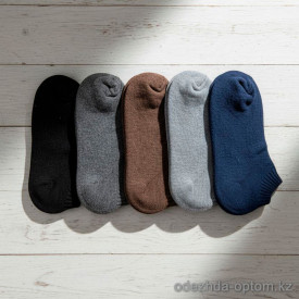 n5-0283 Следы мужские махровые, 41-47, 1 пачка (12 пар)