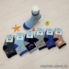 n5-0285 Носочки детские махровые с тормозами, 1 пачка (12 пар) n5-0285 Носочки детские махровые с тормозами, 1 пачка (12 пар)