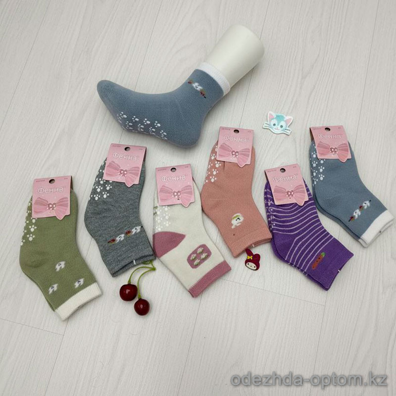 n5-0288 Носочки детские махровые с тормозами, 1 пачка (12 пар) n5-0288 Носочки детские махровые с тормозами, 1 пачка (12 пар)