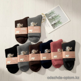 n5-0292 Носки женские ангора, 37-41, 1 пачка (12 пар)