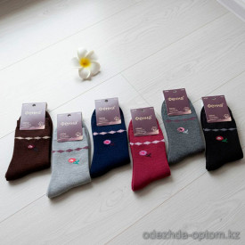n5-0301 Носки женские махровые, 37-41, 1 пачка (12 пар)
