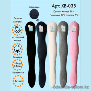 k4-xb-035 Колготки детские махровые, хлопок, 1-4 года, 1 пачка (12 шт)