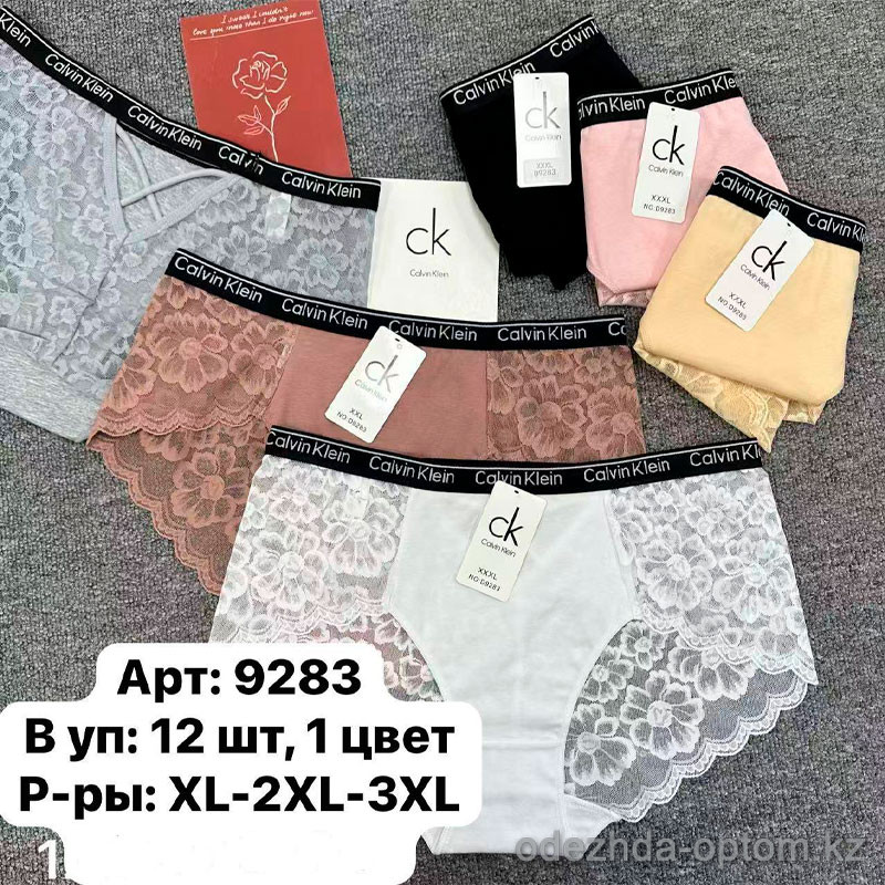 b6-9283-1 Трусики женские с кружевом, XL-3XL, 1 пачка (12 шт) b6-9283-1 Трусики женские с кружевом, XL-3XL, 1 пачка (12 шт)