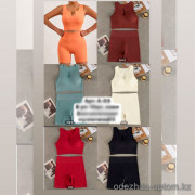 b6-A-03 Комплект спортивного белья: майка укороченная и шорты, стандарт, 1 пачка (10 шт)