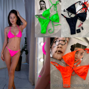 b13-3007 Купальник женский раздельный, S-L, 1 пачка (3 шт)