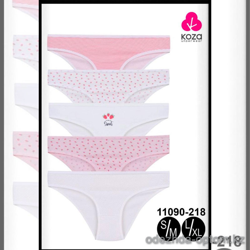 b5-11090-218 Koza Underwear Трусики женские: комплект пятерка, 1 пачка (5 шт) b5-11090-218 Koza Underwear Трусики женские: комплект пятерка, 1 пачка (5 шт)