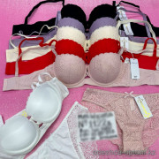 b6-V1122 Miss Wicasa Комплект кружевного нижнего белья: бюстгальтер анжелика с пуш-ап и трусики, чашка B, 1 пачка (3 шт)