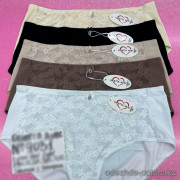 b6-9031-4 Orietta Avec Трусики женские эластичные с гипюром, большие размеры, XL-4XL, 1 пачка (6 шт)