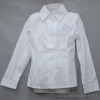 d10-1604 Школьная блузка для девочки, длинный рукав, 32-40, 1 пачка (5 шт)