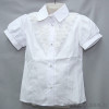 d10-1615 Школьная блузка для девочки, короткий рукав, 32-40, 1 пачка (5 шт)