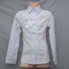 d10-1621 Школьная блузка для девочки, длинный рукав, 32-42, 1 пачка (6 шт)