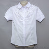 d10-1644 Школьная блузка для девочки, короткий рукав, 32-40, 1 пачка (5 шт)