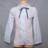d10-1675 Школьная блузка для девочки, длинный рукав, 32-40, 1 пачка (5 шт)