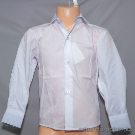 d10-1681 Школьная рубашка для мальчика, длинный рукав, 30-36, 1 пачка (6 шт)