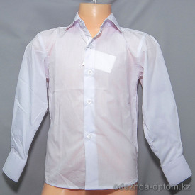 d10-1685 Школьная рубашка для мальчика, длинный рукав, 30-36, 1 пачка (6 шт)