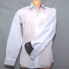 d10-1702 Школьная рубашка для мальчика, длинный рукав, 30-37, 1 пачка (10 шт)
