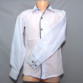 d10-1704 Школьная рубашка для мальчика, длинный рукав, 30-37, 1 пачка (10 шт)