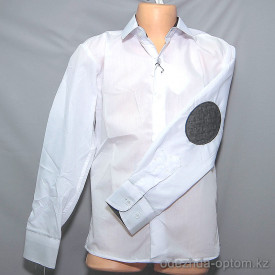 d10-1705 Школьная рубашка для мальчика, длинный рукав, 30-37, 1 пачка (10 шт)
