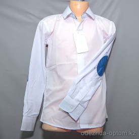 d10-1709 Школьная рубашка для мальчика, длинный рукав, 30-37, 1 пачка (10 шт)