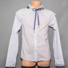 d10-2237 Школьная блузка для девочки, длинный рукав, 32-40, 1 пачка (5 шт)
